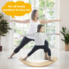 Wooden Balance Board Birch Wobble Board Yoga Rocker Leaning Toy for Kids Adults