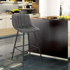 1/2/4x Bar Stool Kitchen Pub Cafe High Chair Footrest Bckrest Breakfast Barstool