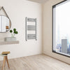 Bathroom Radiator Heated Flat Panel Straight White Black Anthracite Chrome