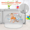 Large Baby Playpen Kids Activity Center w/ 50 PCS Ocean Balls Infant Safety Gate