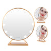 Smart Fill Light HD Cosmetic Mirror LED Light Illuminated Golden Makeup Mirror