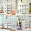 Kids Children's Playroom Toy Storage Cabinet Bookcase Removable Chest Drawer Box