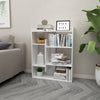 White Bookcase Shelving Display Shelves Storage Unit Organizer Wood Shelf