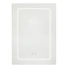 IP44 Washroom Wall Boxed Led Mirror Cabinet Color Dimmer 720*500mm Shaver Socket