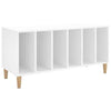 Record Cabinet Record Player Stand Sideboard White Engineered Wood