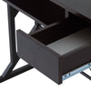 Computer Desk Executive Wooden PC Tray Table Home Office Storage Workstation