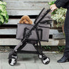 Foldable Pet Stroller Cat Dog Cage 4 Wheel Pushchair Travel Carrier Jogging Cart