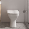 Modern Close Coupled Toilet Bathroom White Ceramic Soft Close Seat WC Pan Home