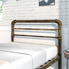 2 in 1 3FT Single Steel Daybed Guest Trundle Bed Frame Solid Metal Sofa Bed QG