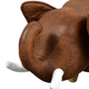 Brown Animal Footstool Ottomans Stool Kid Toy Gift Faux Leather Elephant Lovely