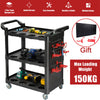 3 Tier Heavy Duty Tool Storage Trolley Cart Garage Workshop-150kgs mechanic diy