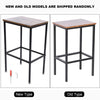 INDUSTRIAL Bar Stools Rustic Metal Breakfast Dining Seat Vintage Tall Chair Set