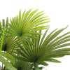 Realistic Faux Green Palm Tree 120CM Topiary Fan Palm Plant in Pot Office Garden