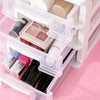 PLASTIC STORAGE DRAWERS 4 TIER DRAW TOWER UNIT MINI DESKTOP CONTAINER HOLDER NEW