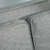 Modern 2 Seater Sofa Bed Click Clack Couch Sleeper Settee for Bedroom, Grey