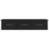 Wooden Wall Mounted Shelf Drawer Floating Bedside Table Shelf Cabinet Nightstand