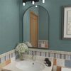 Premium Large Arched Wall Mirror Bathroom Vanity Mirror Windowpane Mantle Deco