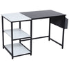 120x60cm Computer Desk with Storage Shelves Home Office Study Writing Work Table