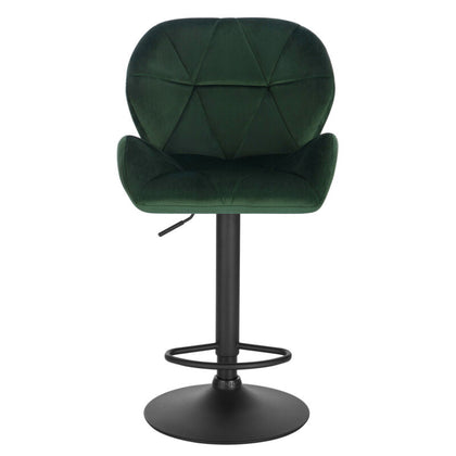 1x Breakfast Bar Stool Swivel Gas Lift Barstool Adjustable Height Kitchen Club