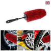 1x 18" Car Alloy Wheel Cleaning Brush Detailing Wash Accessory Non Scratch Soft