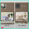80 x 55cm Large Hollywood Vanity Desk Mirror with Dimmable LED Lighted Tabletop