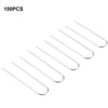 100PCS Metal U Shaped Turf Pin Ground Staple’s Garden Tent Securing Pegs UK