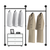 XX-Large Industrial Pipe Clothes Rack Wall Mounted Clothing Retail Garment Rod