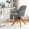 Modern 360° Swivel Accent Chair Ergonomic Leisure Armchair Padded Lounger Seat