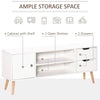 Modern TV Stand W/ Storage Shelf Media Console Table Entertainment Center