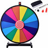 24" Color Prize Wheel Dry Erase Fortune Spinning Tabletop Win Game Party Stand