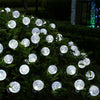 30LED SOLAR POWERED RETRO BULB STRING LIGHTS GARDEN OUTDOOR FAIRY SUMMER LAMP UK