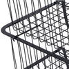 4 Tiers Kitchen Storage Trolley Cart Rack Tray Metel Wire Basket Shelf Rolling