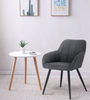 Kitchen Dining Chair with Arms and Backrest for Bedroom Living Room, Linen