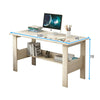 PC Laptop Computer Desk Writing Study Table Workstation Bookshelf Office Home