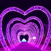 Wedding Backdrop Heart Shaped Stand Metal Arch Frame Party Flower Balloon Decor