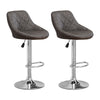 1/2/4/6x Bar Stools Gas Lift Swivel Faux Leather Kitchen Breakfast Counter Salon