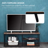 Industrial Style TV Stand Cabinet w/ Storage&2 Shelves Metal Frame Living Room
