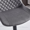 2x Breakfast Bar Stools Velvet Swivel Gas Lift Chairs Kitchen Pub Cafe Barstools