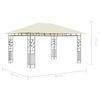 Gazebo with Mosquito Net and String 4x3x2.73 m 180 g/m² V9F1