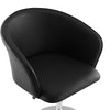1 x PU Faux Leather Salon Chair Bar Stool Swivel Rotating Adjustable Height Sofa