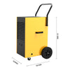 70L WHEELED INDUSTRIAL/COMMERCIAL DEHUMIDIFIER - AC220-240V - R290/R134A - UK