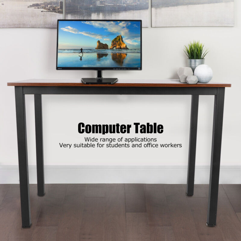 Simple Office Table Computer Desk Study Table Laptop Home Study Office ...
