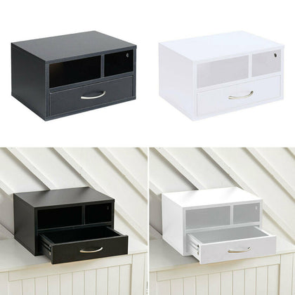 Wooden Monitor Stand Riser Desktop Printer Holder Home Office Desktop Organizer