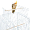 Small Bird Cage Travel Parrot Cage with Open Top&Toy for Budgie/Canary/