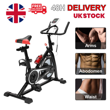 Home Indoor Exercise Bike Home Gym Bicycle Cycling Fitness Training UK