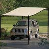 3m Steel Garden Shelter Car Port Canopy Pergola Carport Lean to Roof Patio Cover