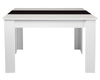 Wood Dining Table and Chairs 4 / 6 Set Pu Leather Seat Kitchen Room Furniture