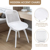 4 Pack Dining Chair Living Room Kitchen Side Seat Plastic Chairs Hollow Backrest