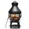 Patio Fire Pit Chimenea Fireplace Wood/Coal Burning Heater Fire Pit Heavy Duty