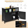 Kitchen Buffet Server Sideboard Wooden Storage Cupboard Cabinet Adjustable Shelf